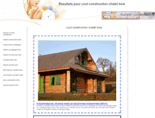 Tablet Screenshot of nature-construction-bois.fr